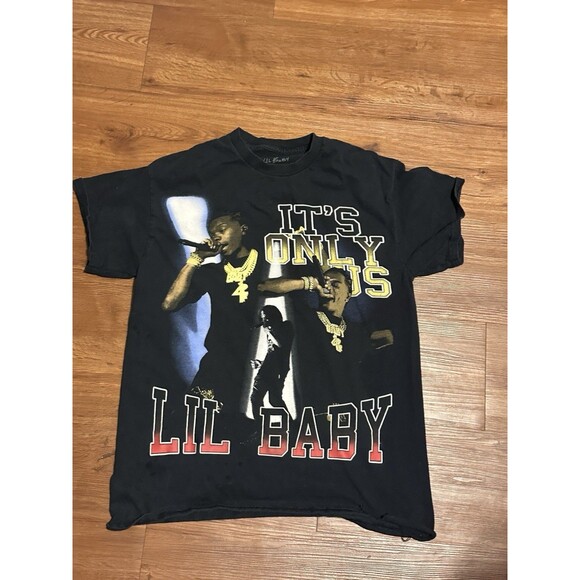 Lil Baby It’s Only Us Tour T Shirt Size Medium Authentic Merch - Picture 1 of 1